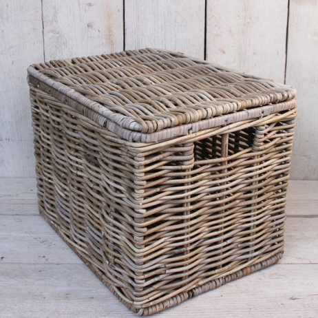 Opbergmand met deksel 47 cm