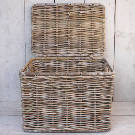 Opbergmand met deksel 47 cm